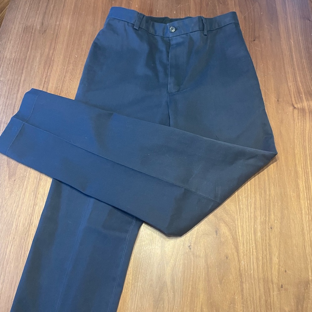 Brooks Brothers Dark Blue Men's Dress Pants